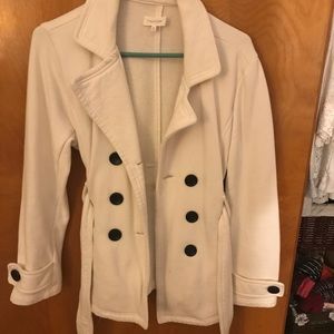 Maurice's cream button up jacket